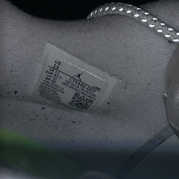 jordan 4 lime green and grey